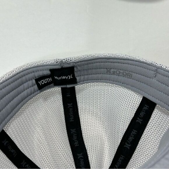 Hurley Youth Fitted Hat NWT Gray and Mesh - Picture 6 of 8